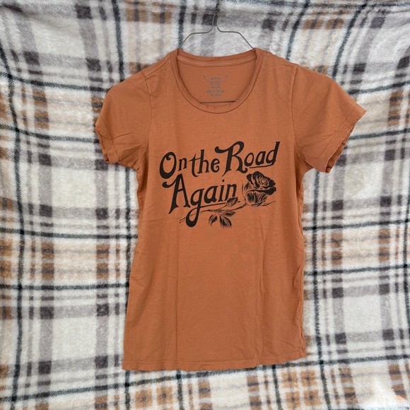 Women's Graphic Tee - Orange - Picture 1 of 3